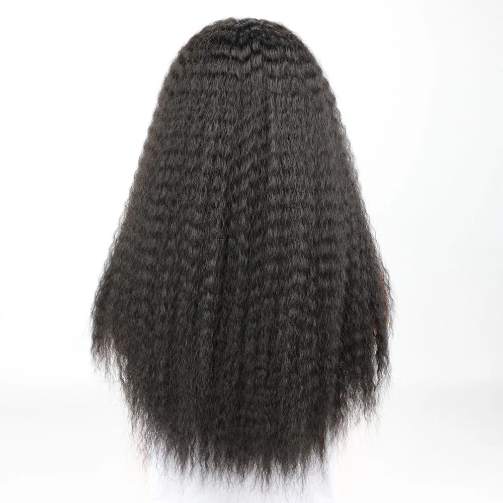 Long Kinky Curly Synthetic Wigs for Black Women Black Brown Blonde Ginger Red White Hair Afro Kinky Curly Synthetic Hair Wigs
