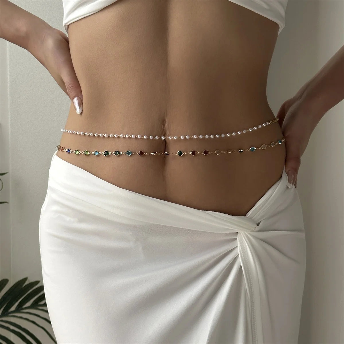 HipHop Double Layers Belly Chains