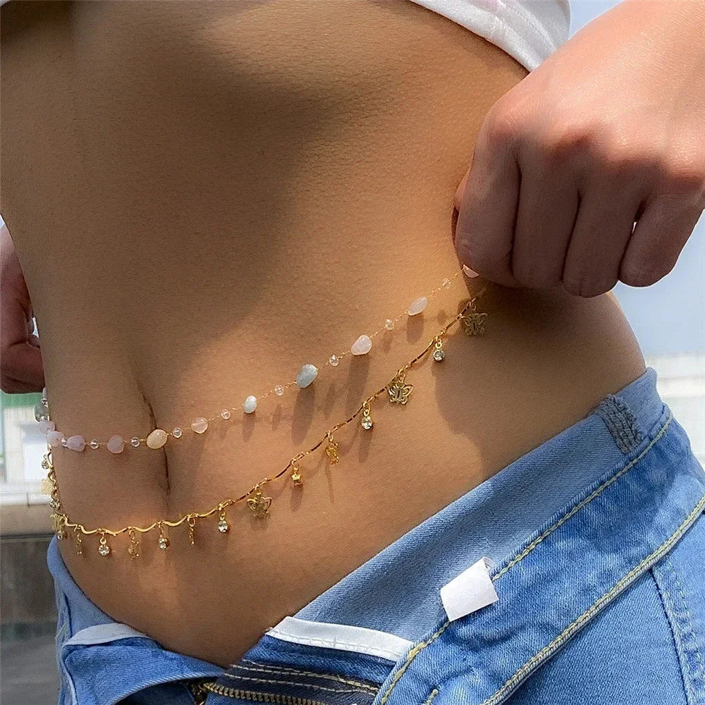 Women Waist Bead Belly Chain
