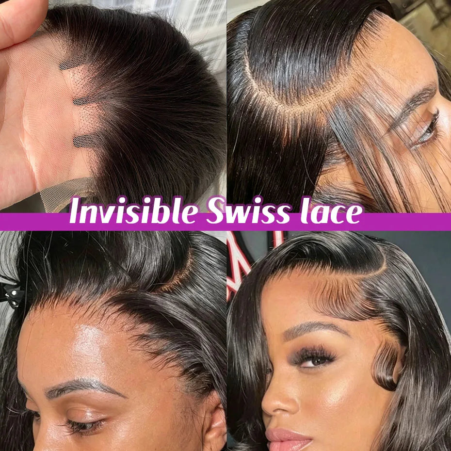 13x6 13x4 Lace Frontal Wigs Glueless