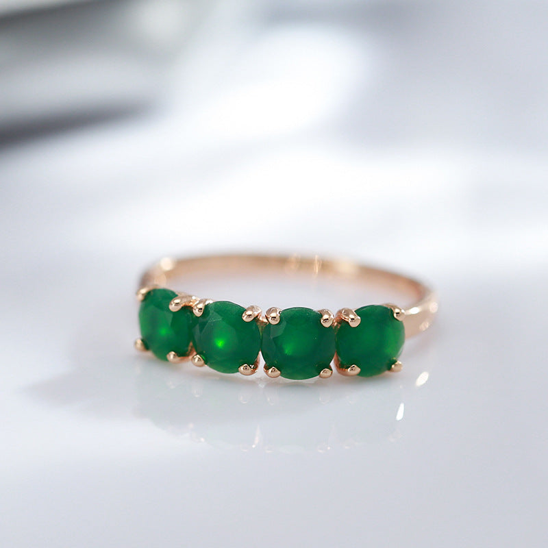 100% 18K Rose Gold Ring