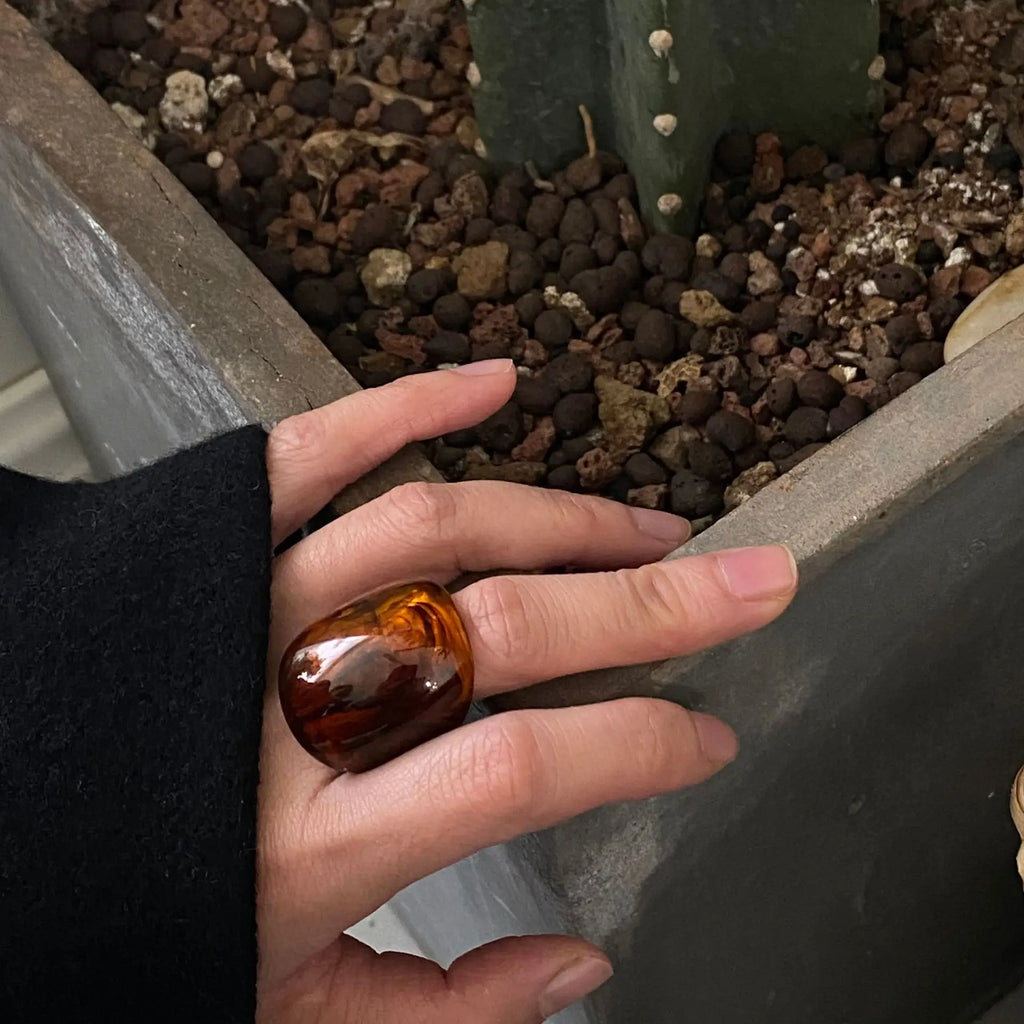 Vintage Trendy Large Finger Rings