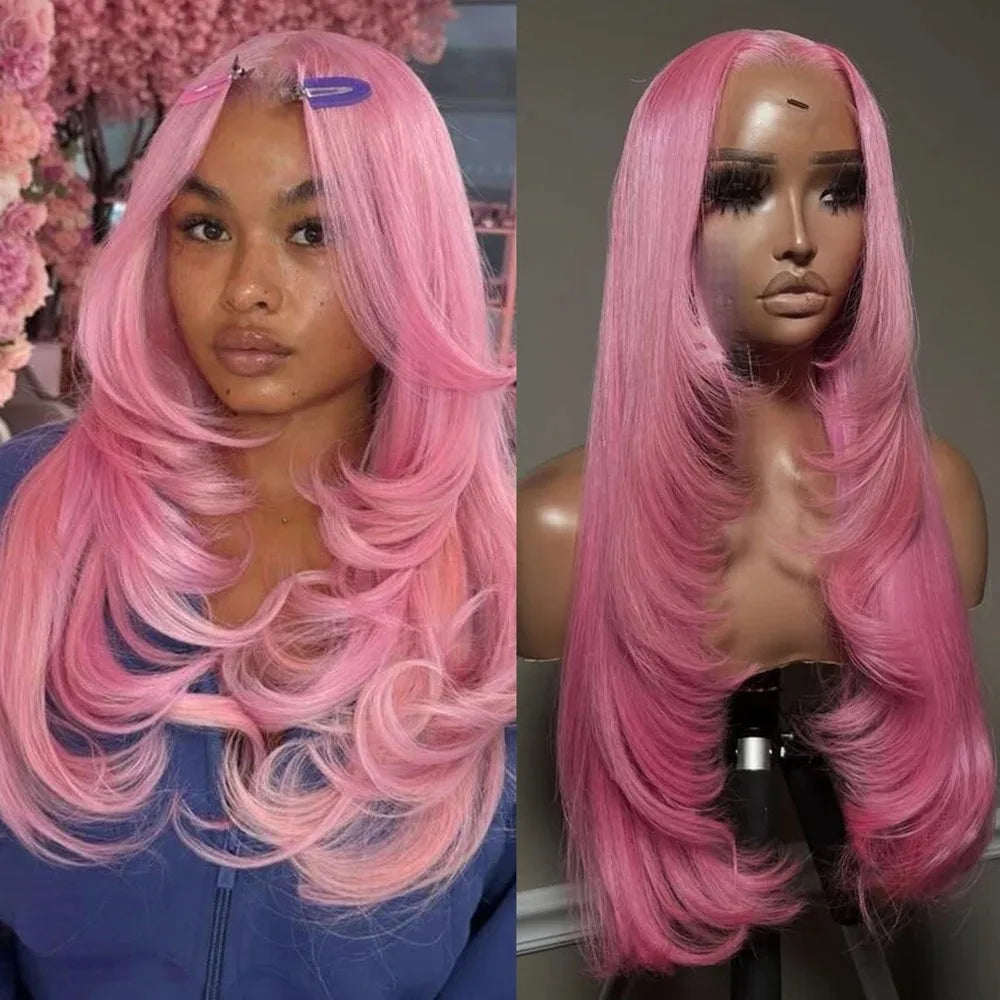 Layered Lace Front Wig  Glueless