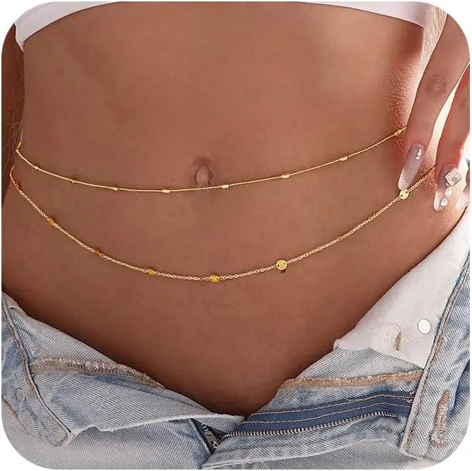 Women Waterproof belly Chain
