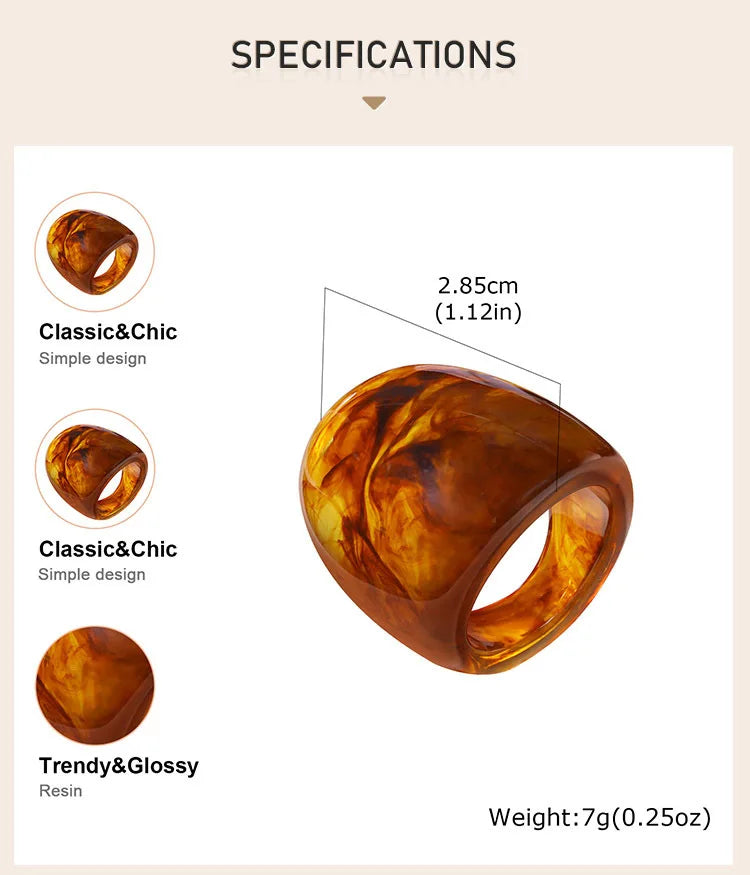 Women's Ring Oversized Geometric