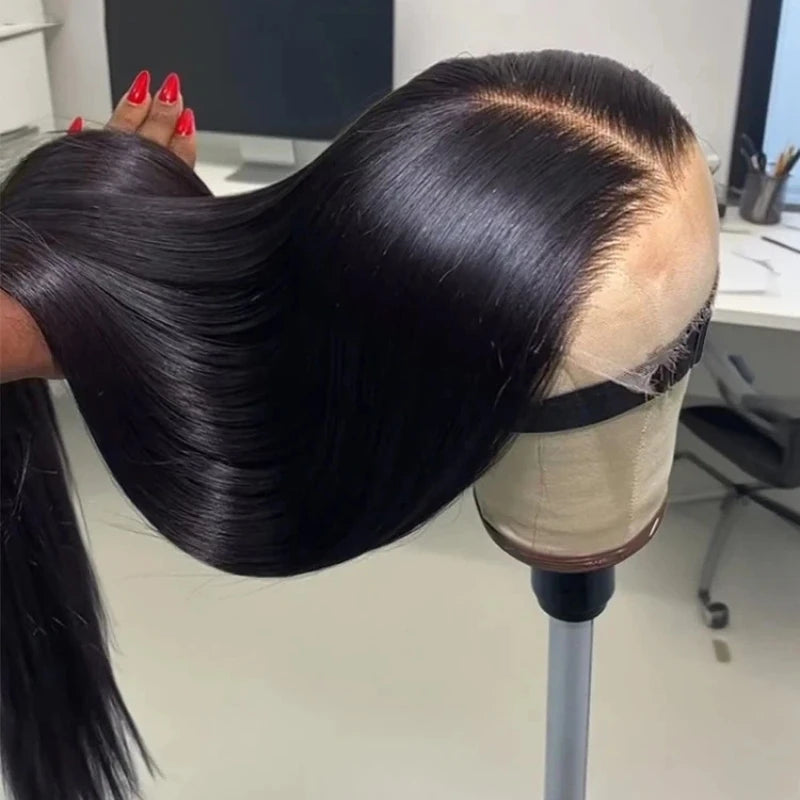 Human Hair Wig Straight Glueless