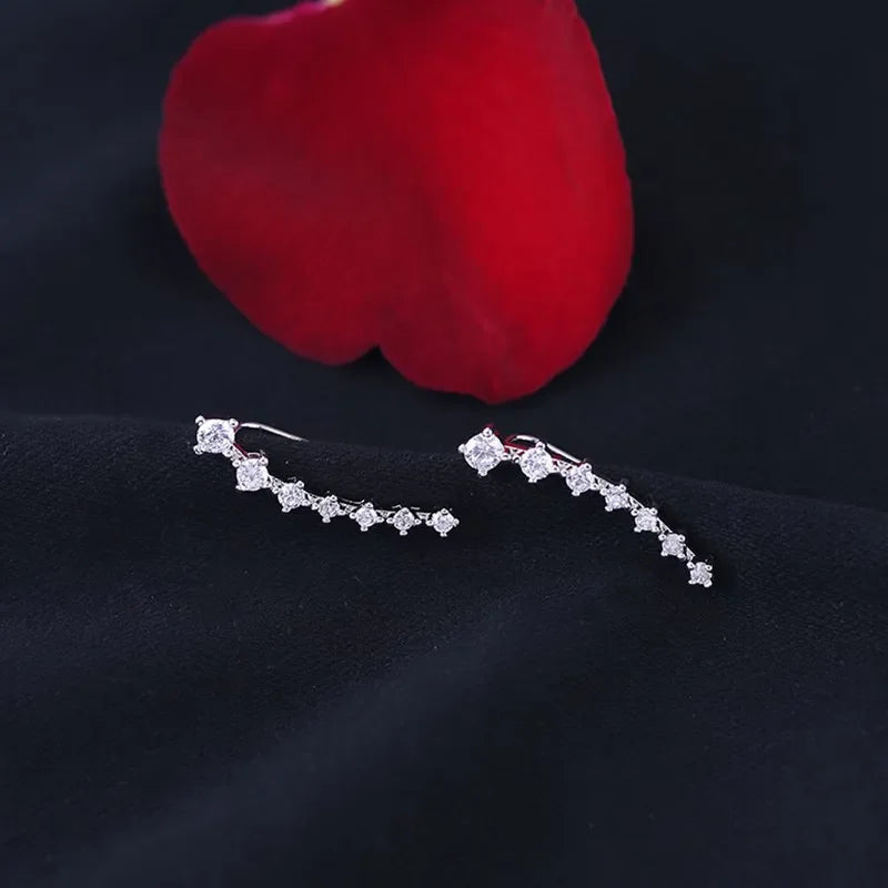 High Quality Super Shiny Zircon ft Earring