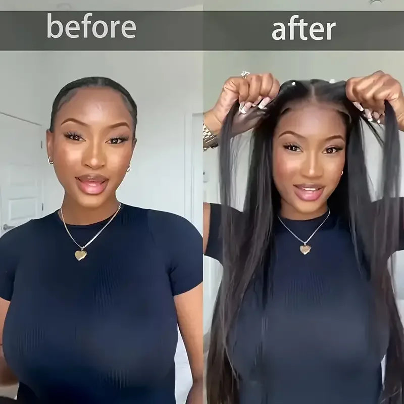 Glueless Wig Straight Human Hair Wigs