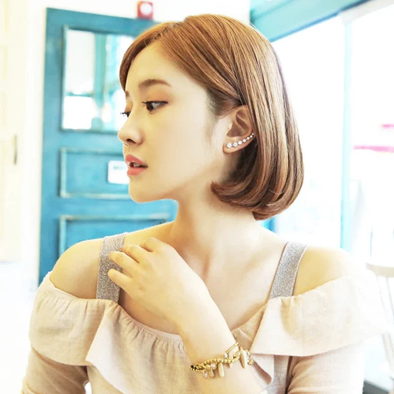 High Quality Super Shiny Zircon ft Earring
