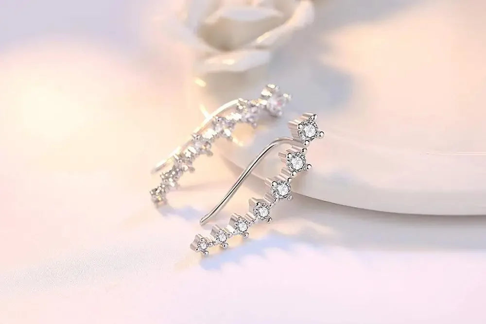 High Quality Super Shiny Zircon ft Earring