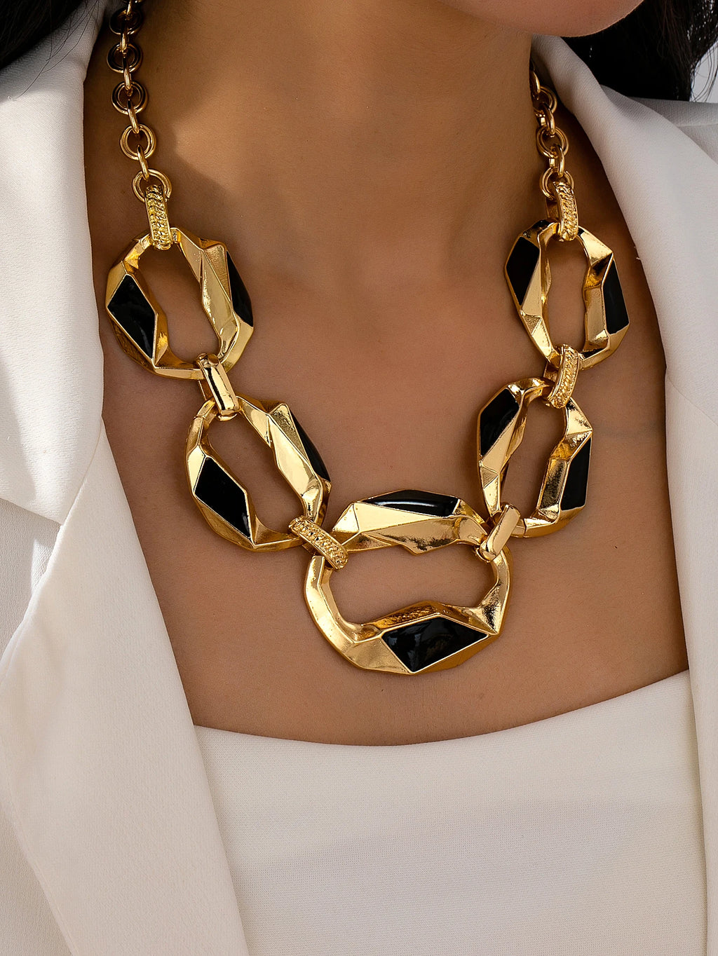 High-End Geometric Necklace