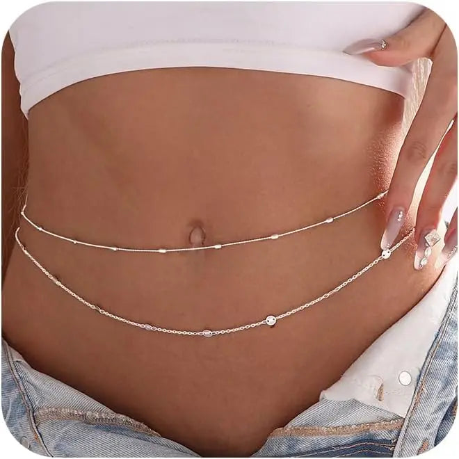 Women Waterproof belly Chain