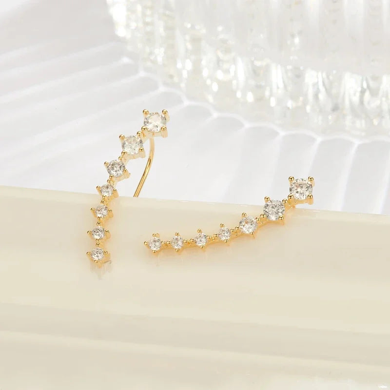 High Quality Super Shiny Zircon ft Earring