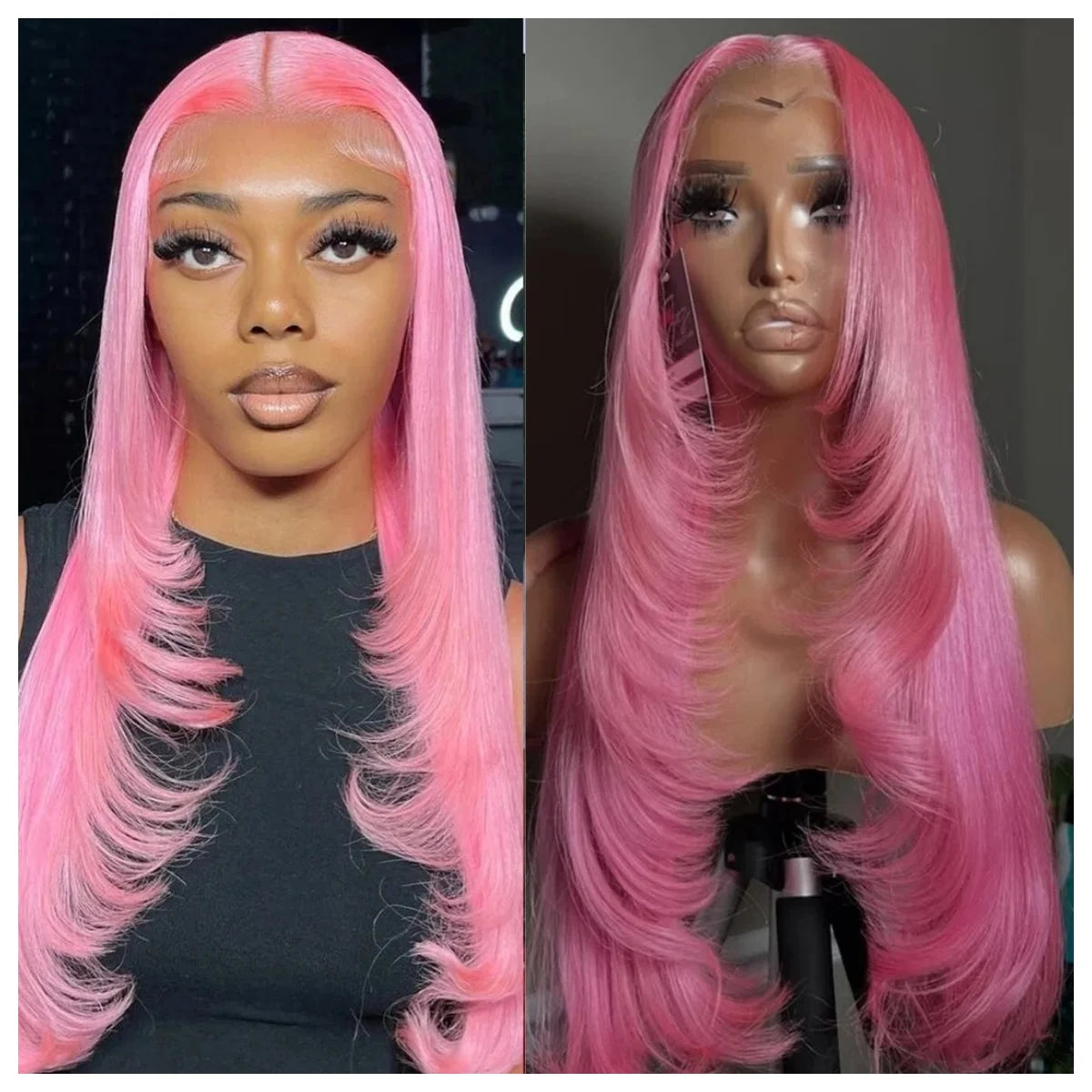 Layered Lace Front Wig  Glueless
