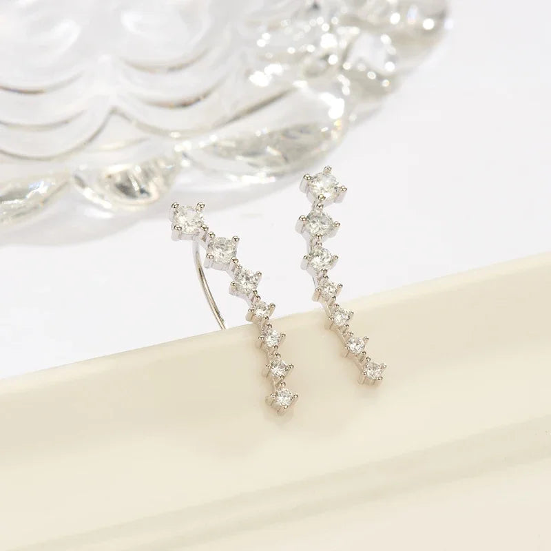 High Quality Super Shiny Zircon ft Earring