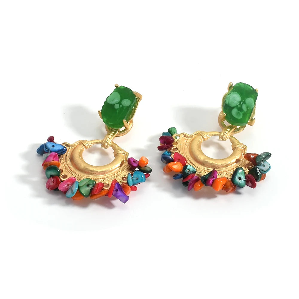 Vintage Handmade Beaded Earring