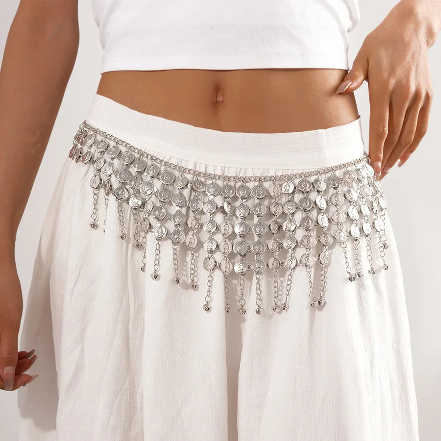 Ethnic Tassel Belly Chain