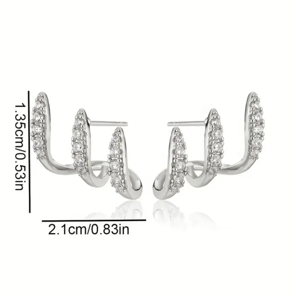 Three-Claw Earrings