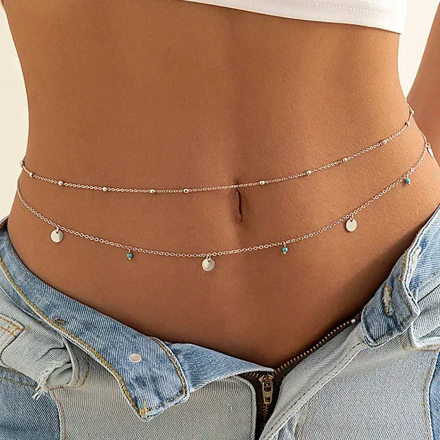 Women Waist Bead Belly Chain