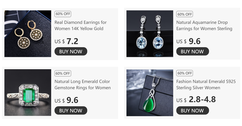 Real 14K Gold Jewelry Earring