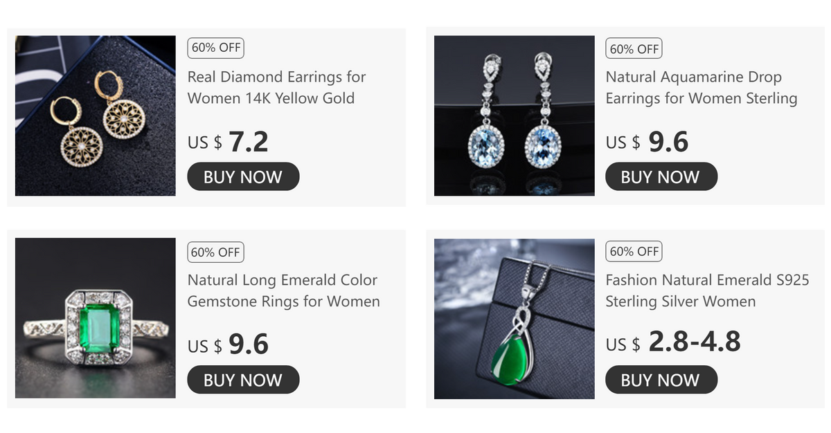 Real 14K Gold Jewelry Earring