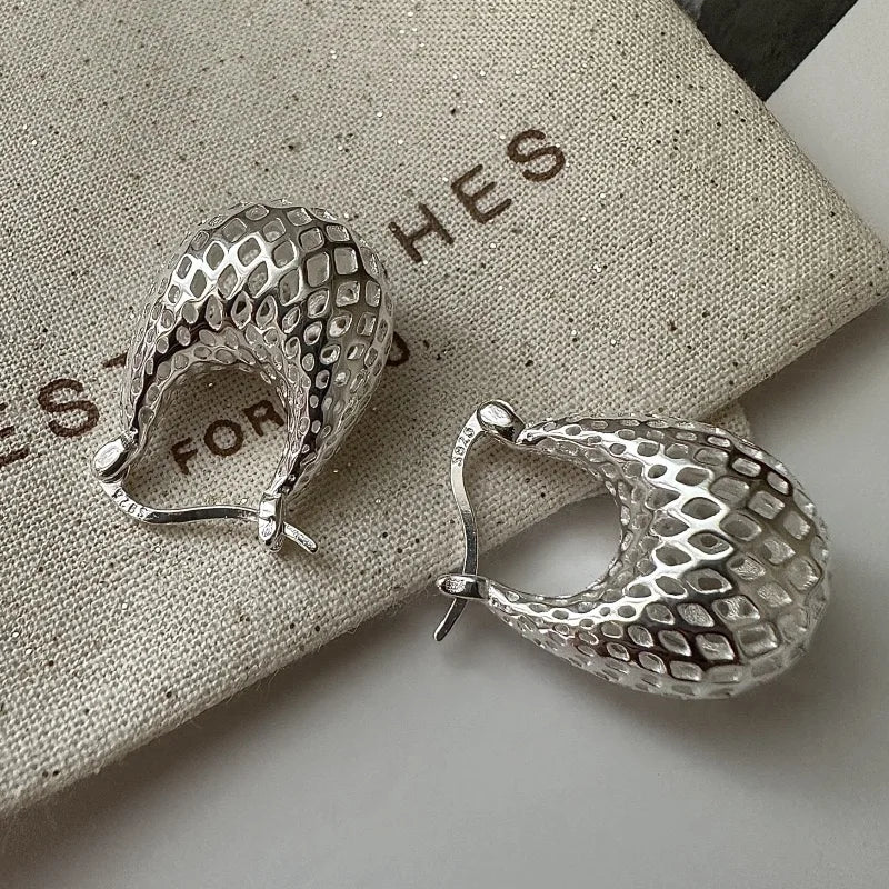 925 Sterling Silver Vintage Earrings