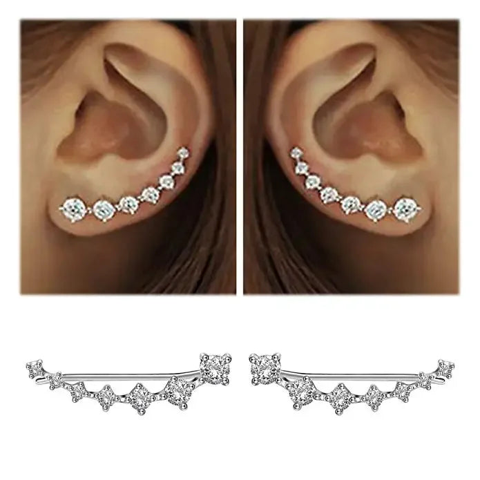 High Quality Super Shiny Zircon ft Earring