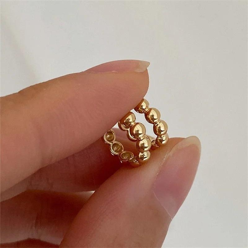 925 Sterling Metal Beads Earring