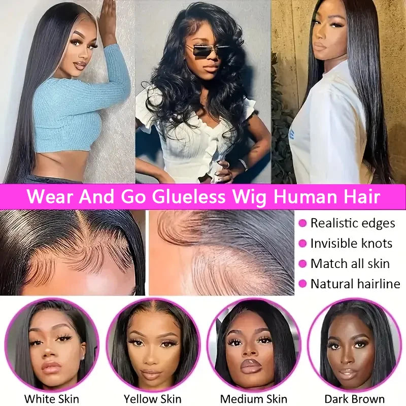 Glueless Wig Straight Human Hair Wigs