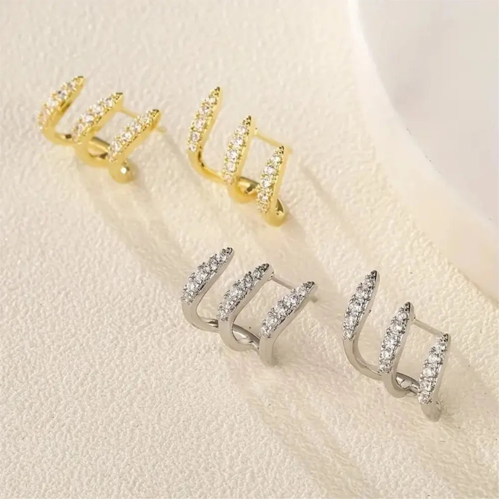 Three-Claw Earrings