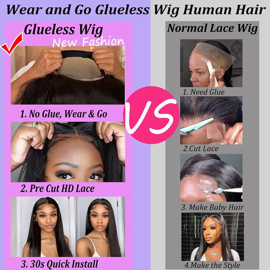 Glueless Wigs Virgin