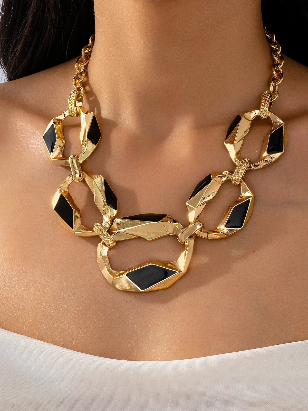 High-End Geometric Necklace