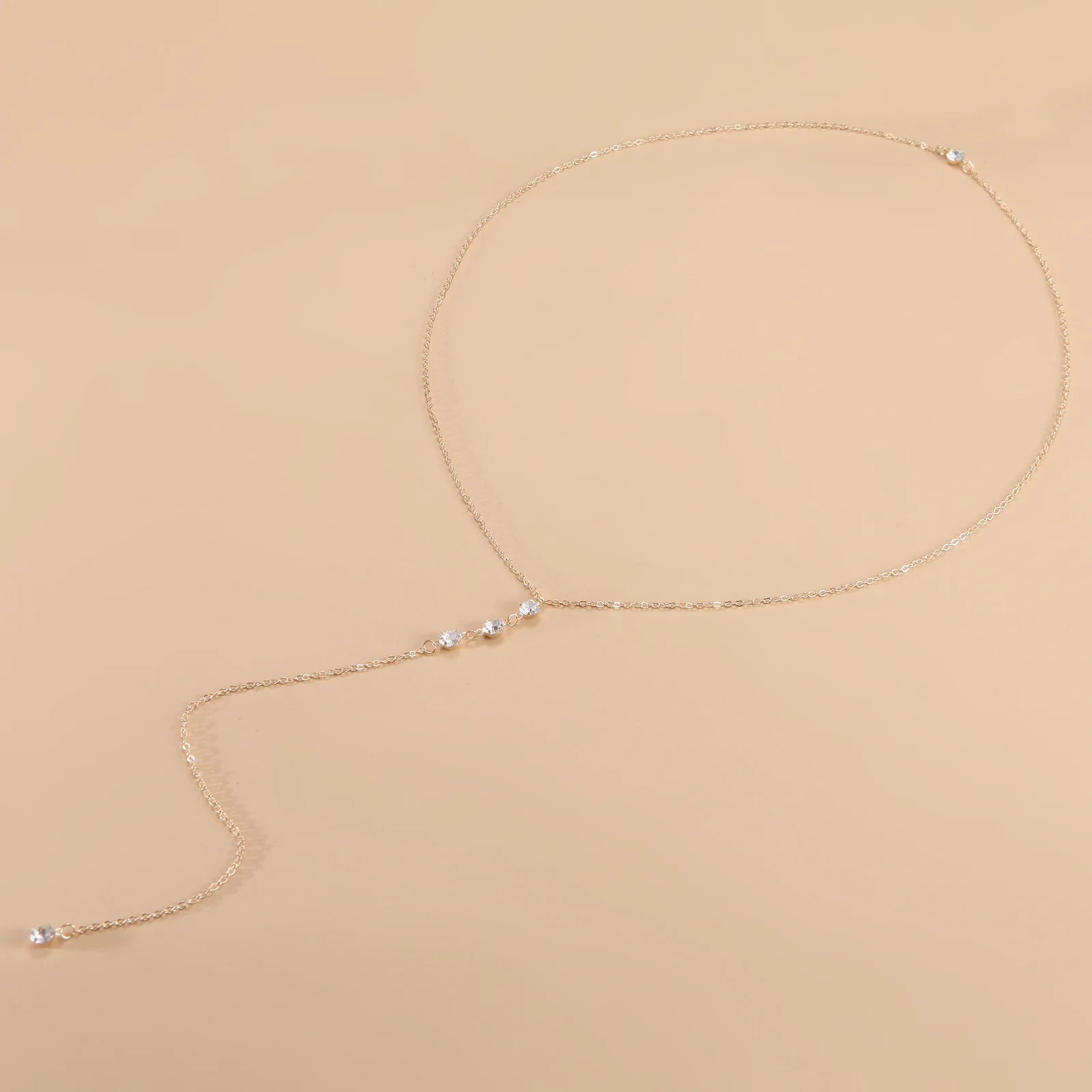 Women Long Necklace Body