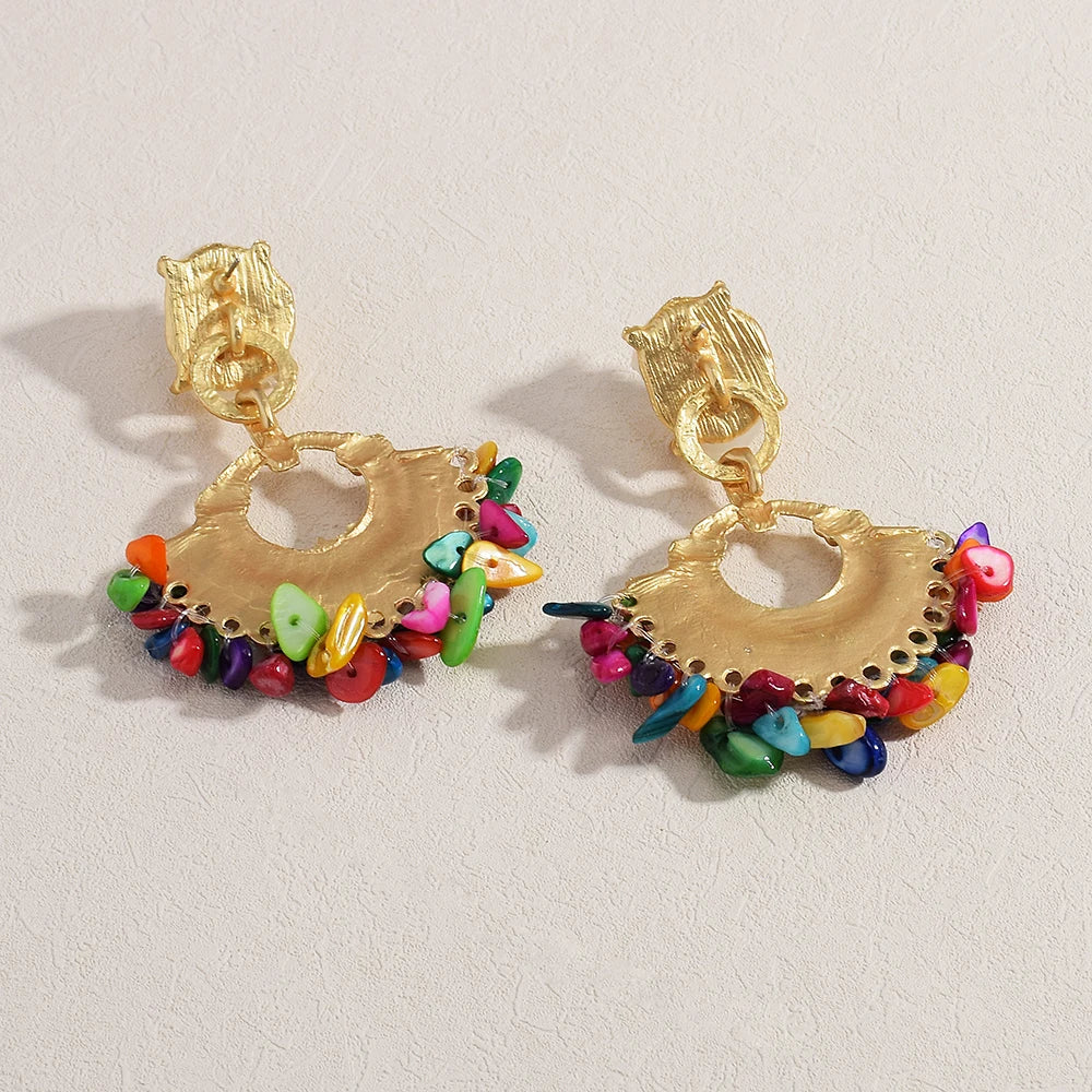 Vintage Handmade Beaded Earring