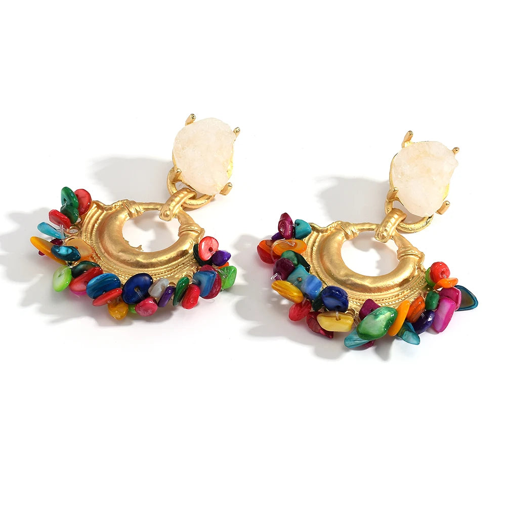 Vintage Handmade Beaded Earring