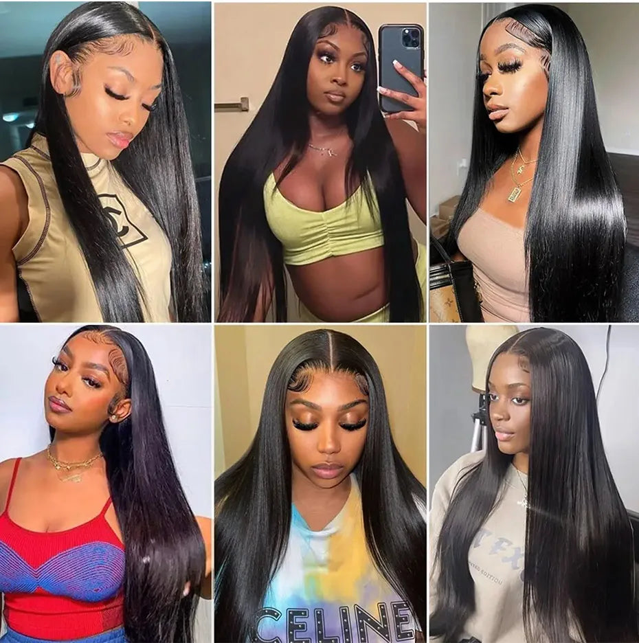 13x6 13x4 Lace Frontal Wigs Glueless