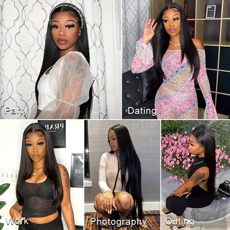 Glueless Wig Straight Human Hair Wigs