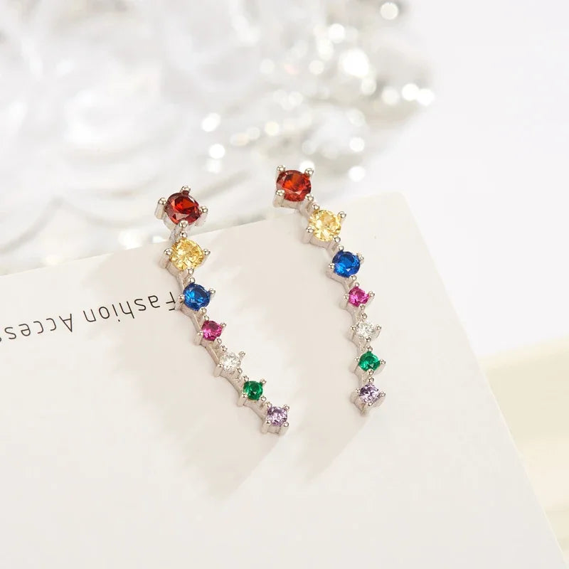 High Quality Super Shiny Zircon ft Earring