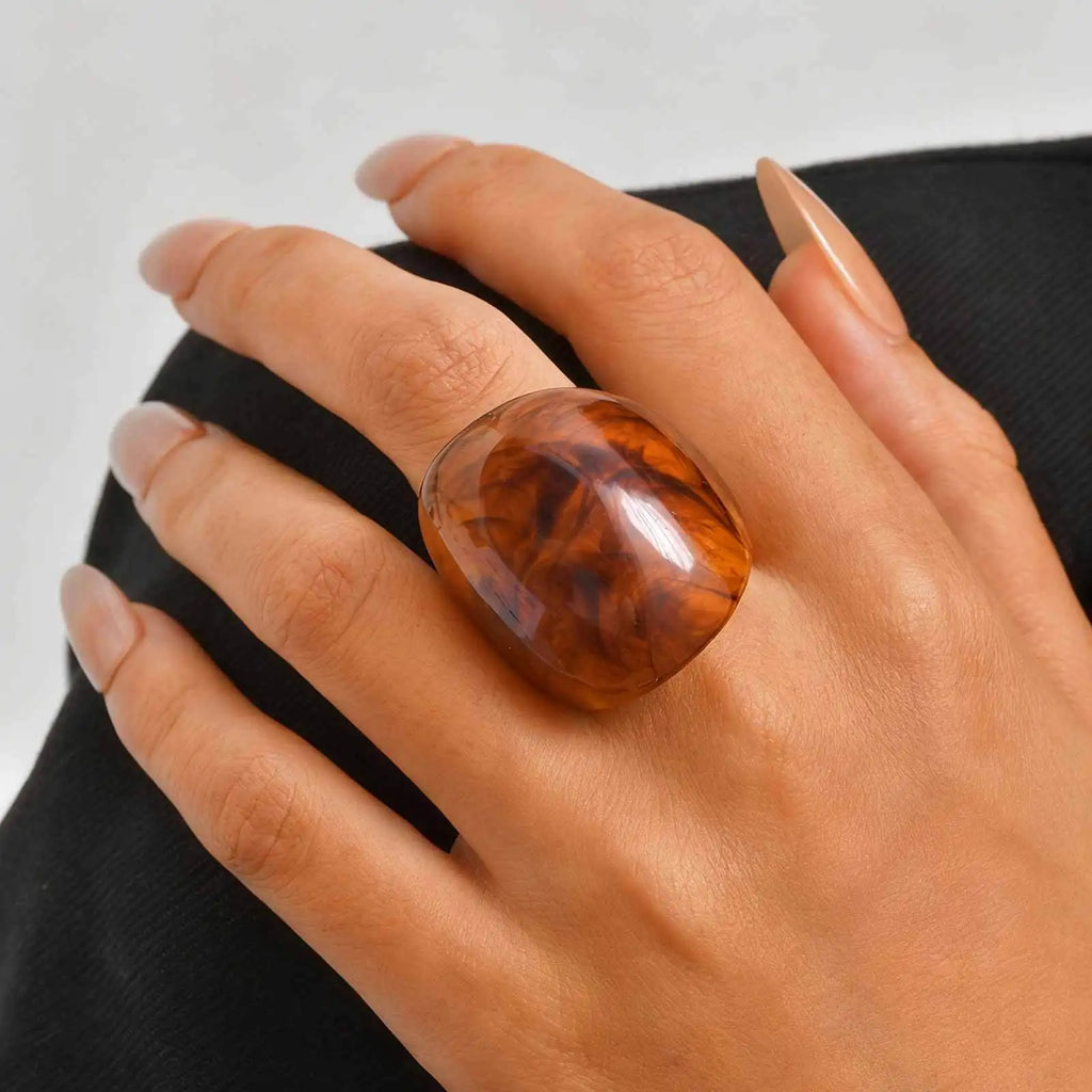Women's Ring Oversized Geometric