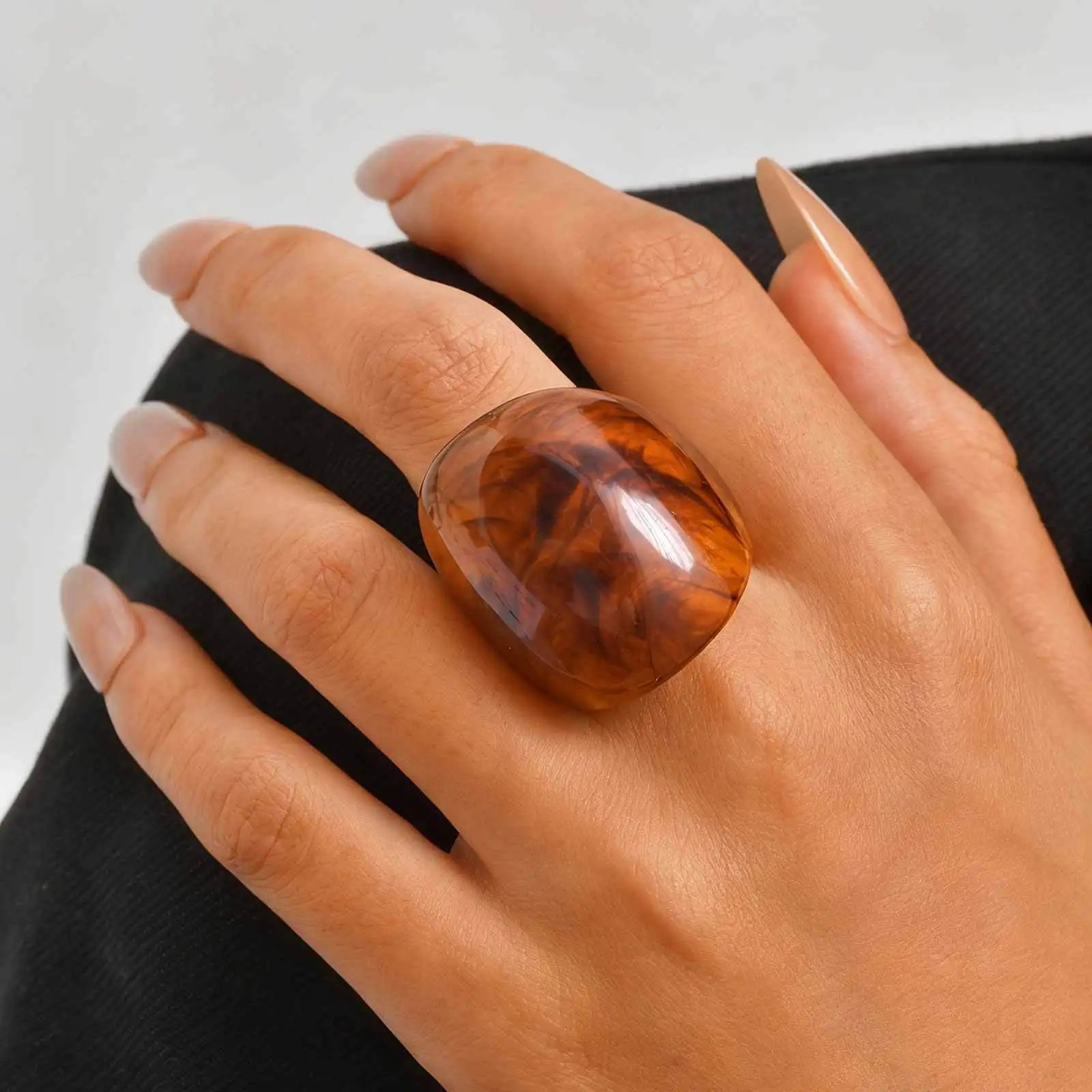 Women's Ring Oversized Geometric