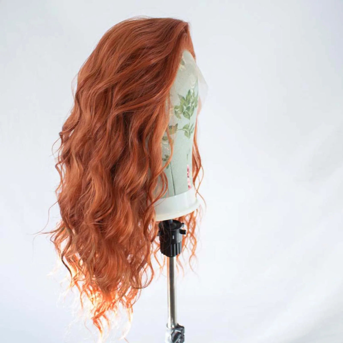Ginger Orange Synthetic Lace Front Wig Short Curly Bob Wig Deep Wave Ginger Brown Auburn Colored Short Wavy Hair Wigs for Women