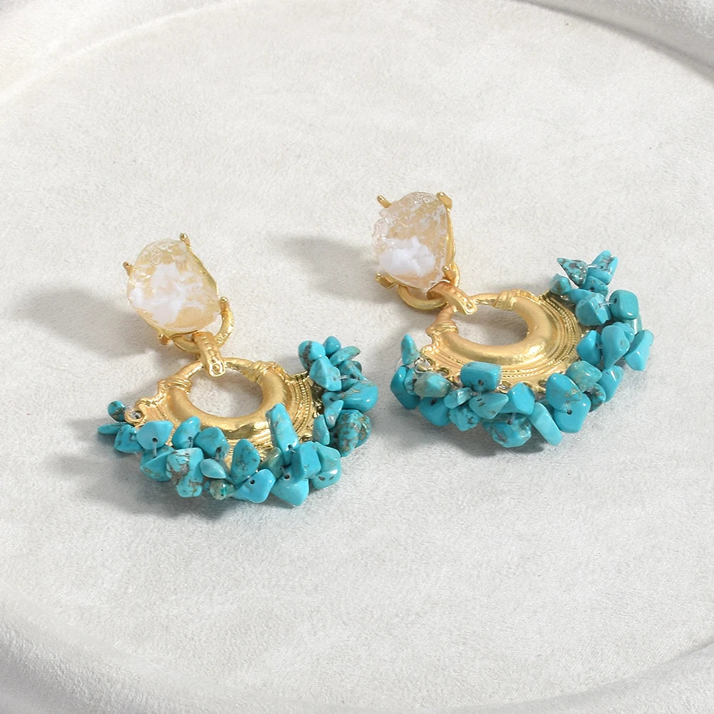 Vintage Handmade Beaded Earring