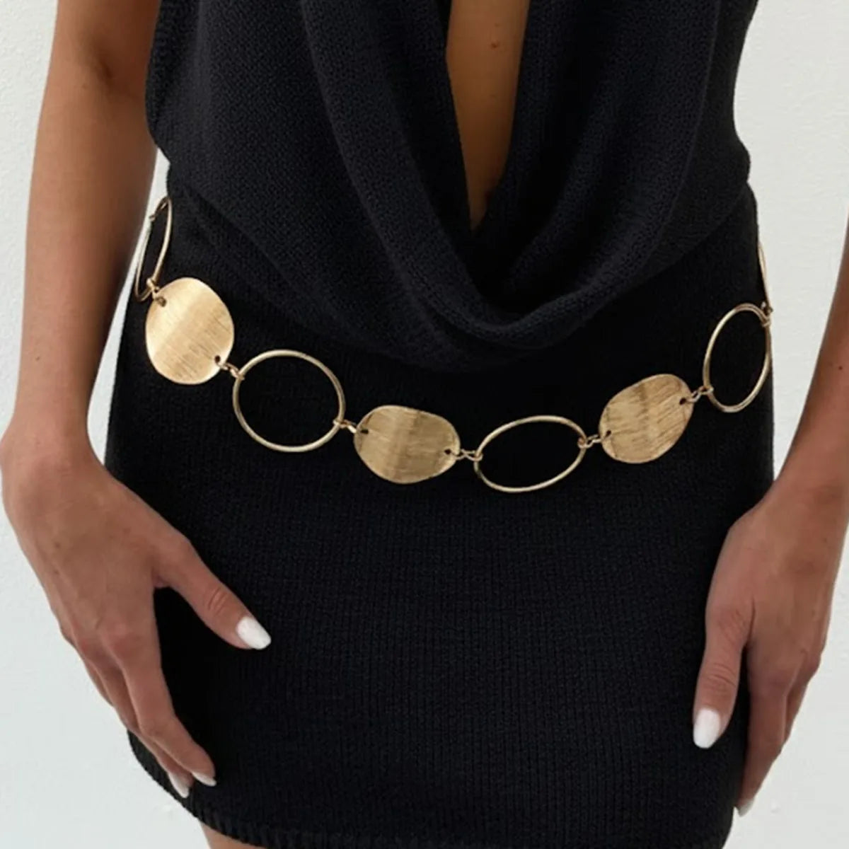 Out Round Waist Chain Belly Chain