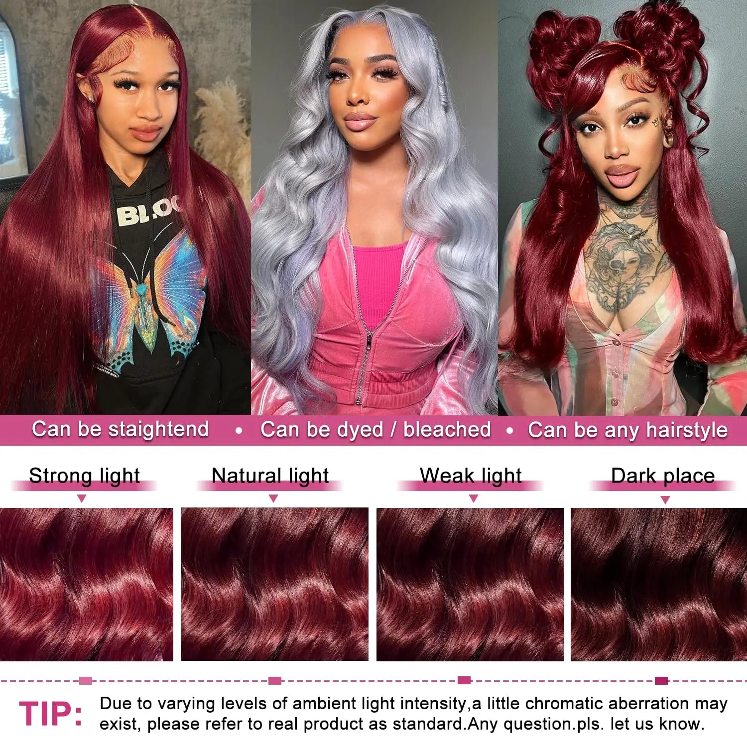 Burgundy 99J 13x6 HD Transparent Lace Front Human Hair Wig 13x4 Body Wave Lace Frontal Wig Brazilian Colored Remy Wigs for Women