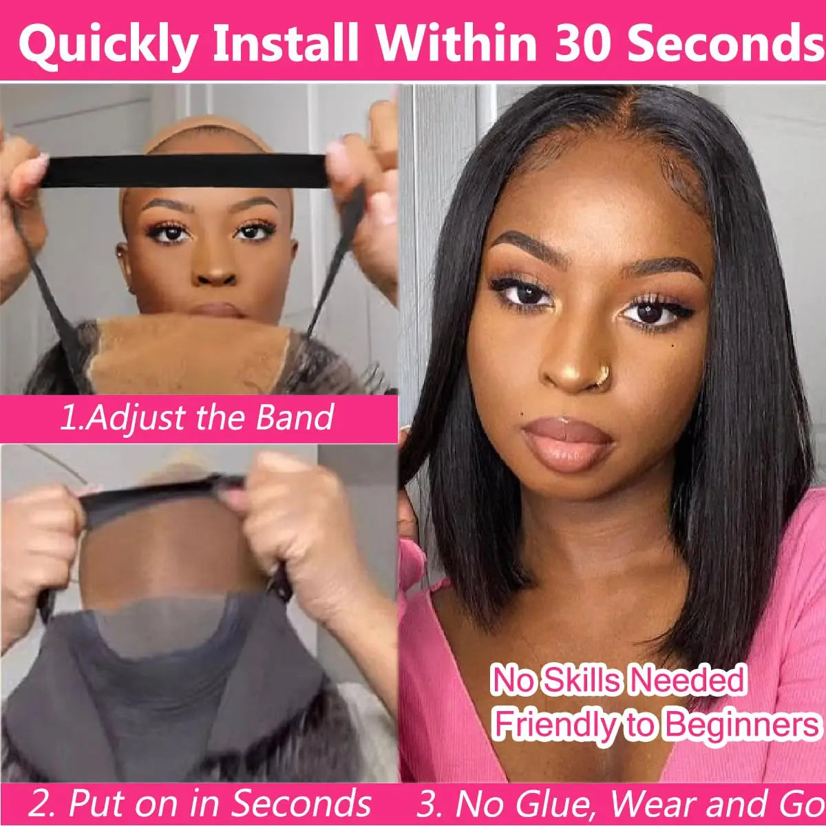 Wear And Go Glueless Wigs