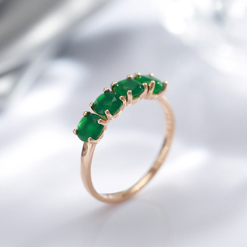 100% 18K Rose Gold Ring