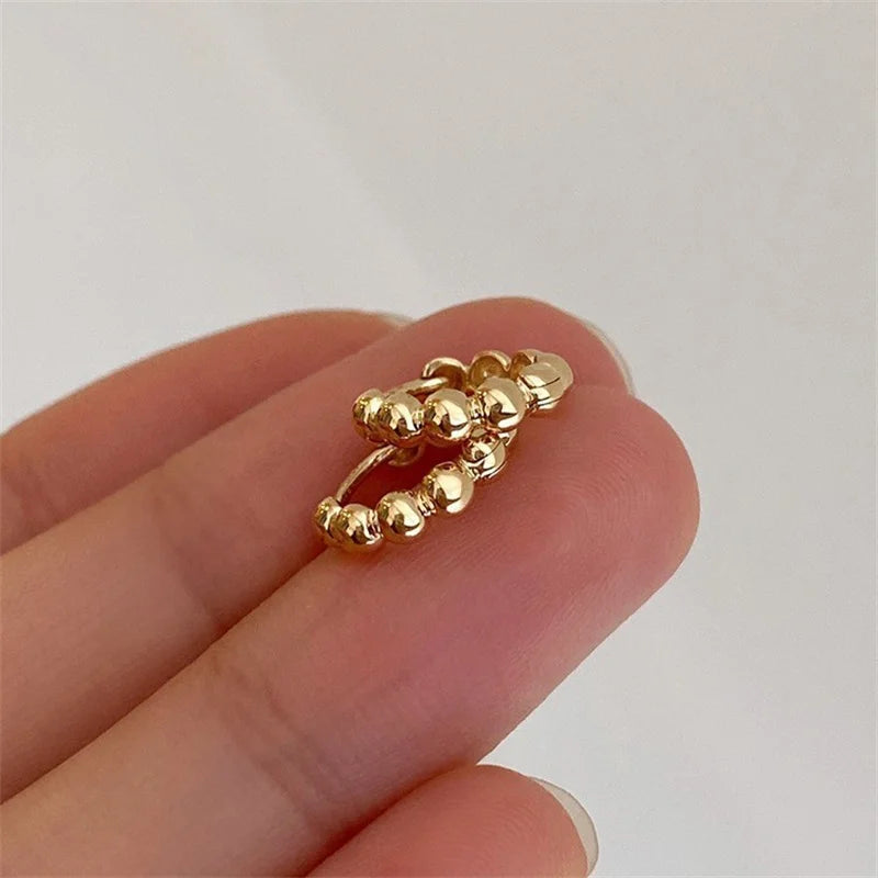 925 Sterling Metal Beads Earring