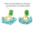 Vintage Handmade Beaded Earring