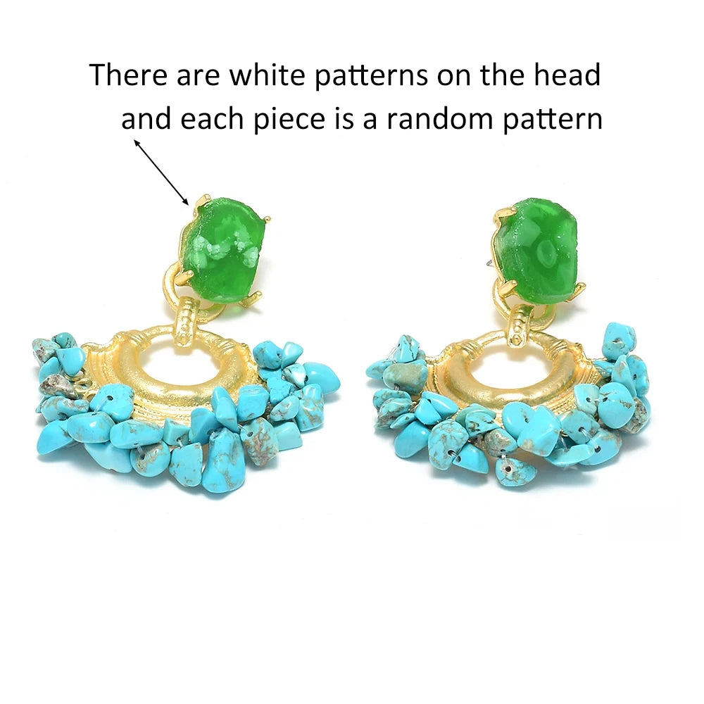 Vintage Handmade Beaded Earring