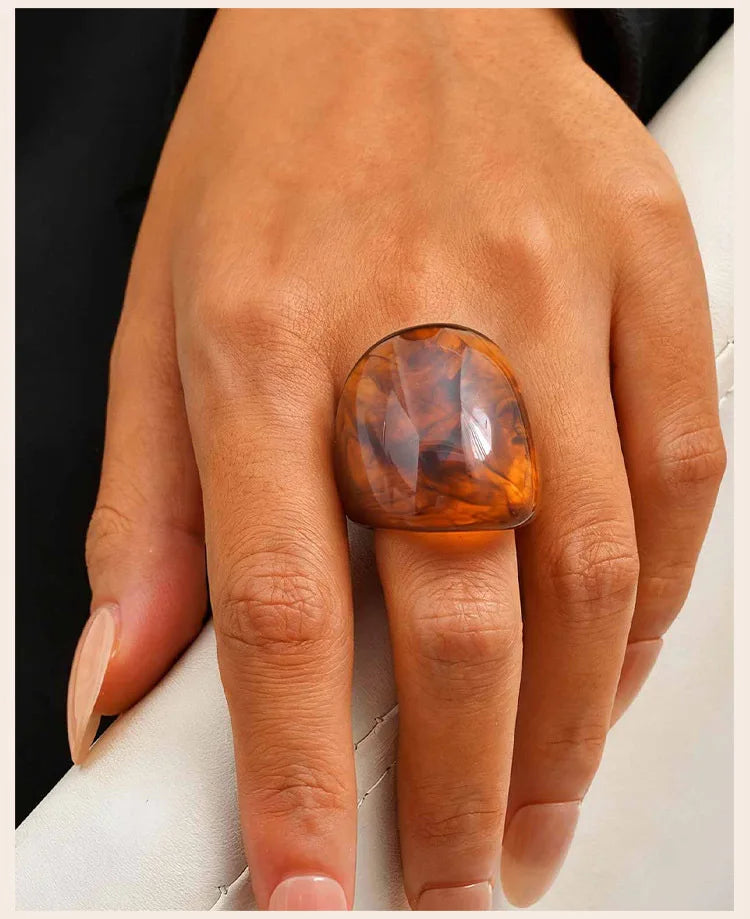 Women's Ring Oversized Geometric